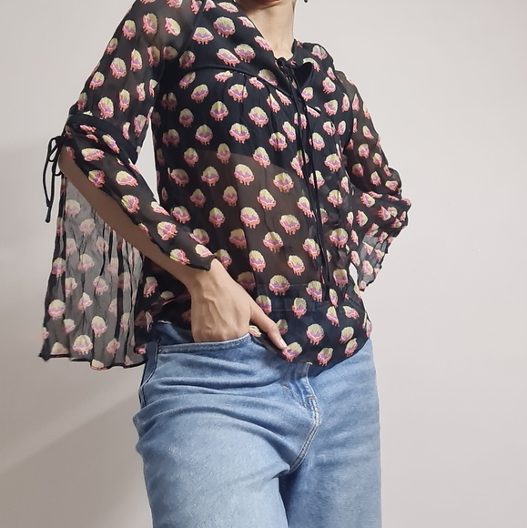 Zara Tops - Zara printed georgette top.